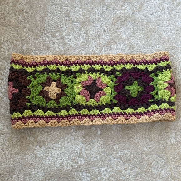 Brand New Erin Knitwear Handmade Wool Zip Coin Pouch & Granny Square Earband - Picture 10 of 16